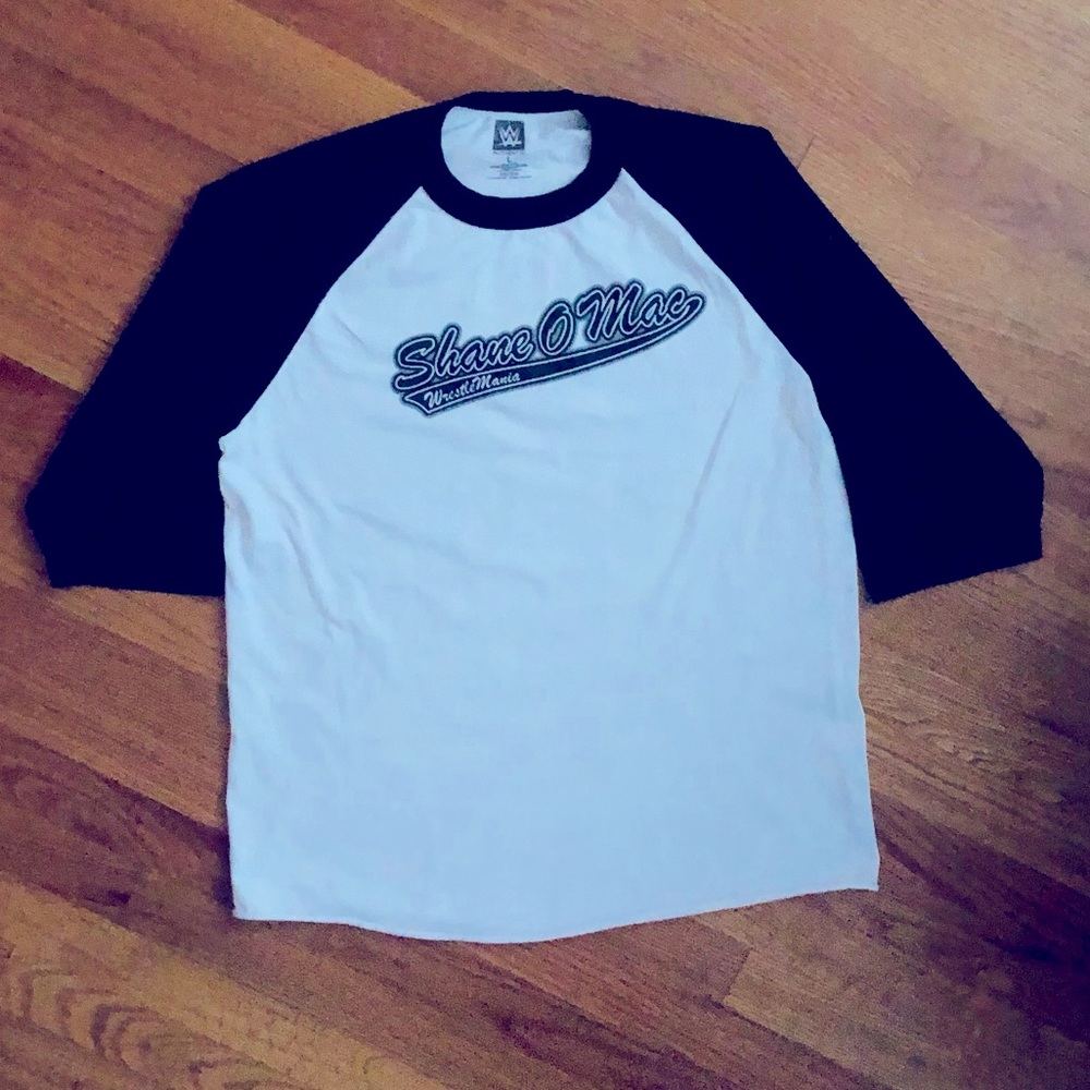 WWE licensed WrestleMania 32 Shane O’Mac Raglan  - Large